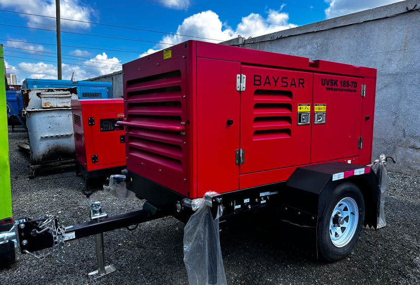 Дизельный компрессор BAYSAR UVSK 185-7D