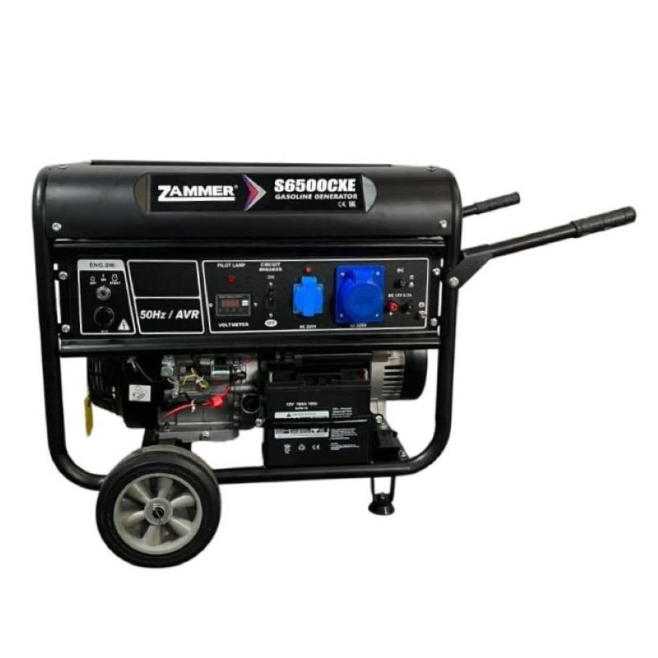 Бензиновый генератор Zammer S6500CXE