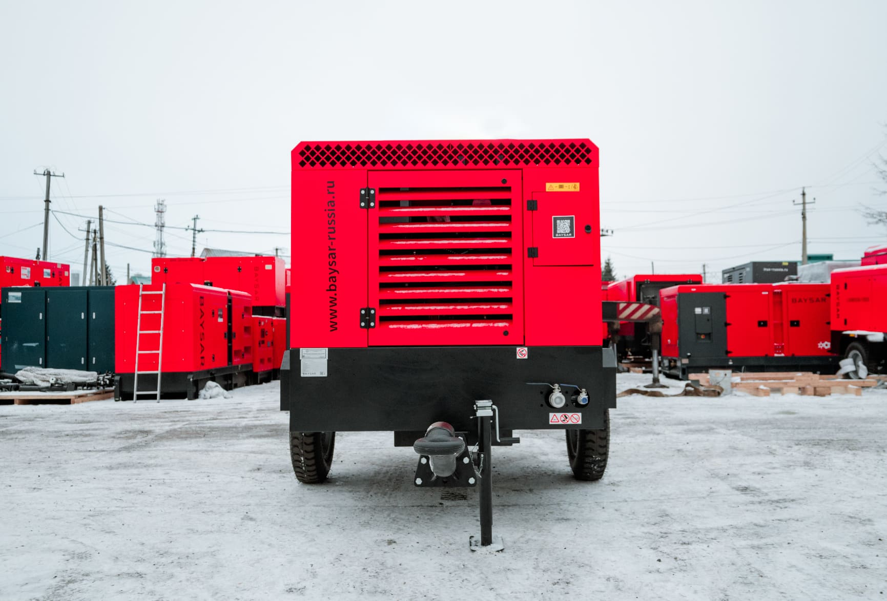 Дизельный компрессор BAYSAR LVSK 530-15DS