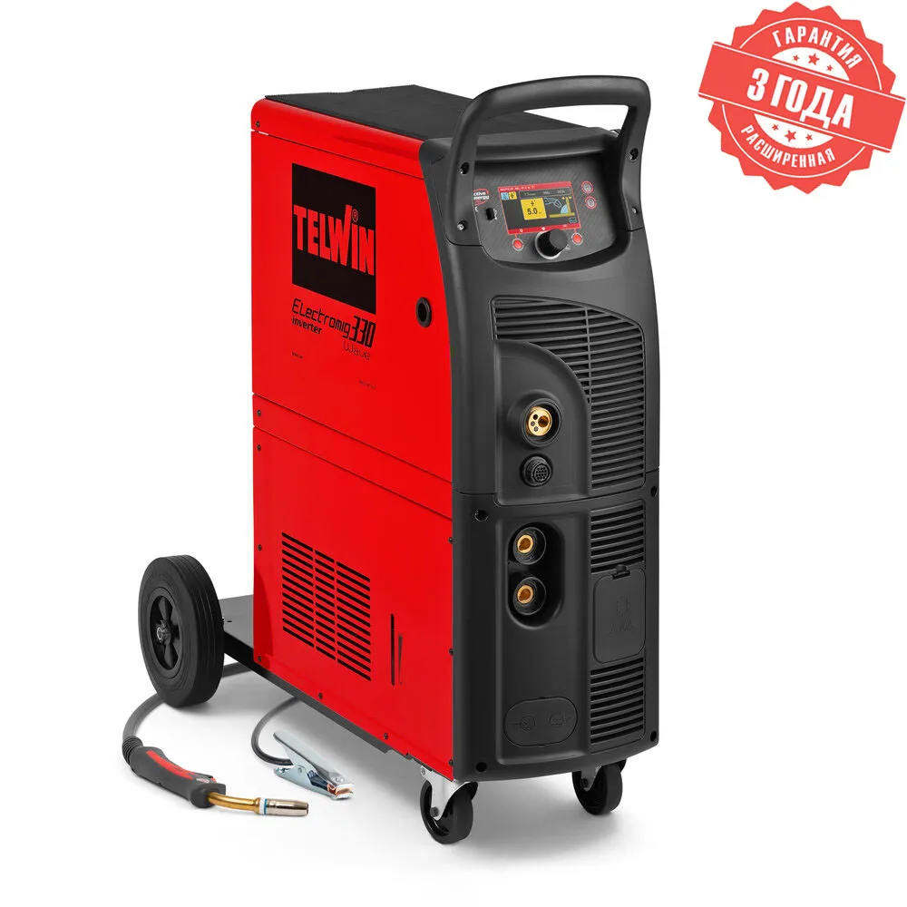 Сварочный полуавтомат Telwin ELECTROMIG 330 WAVE 400V + ACC