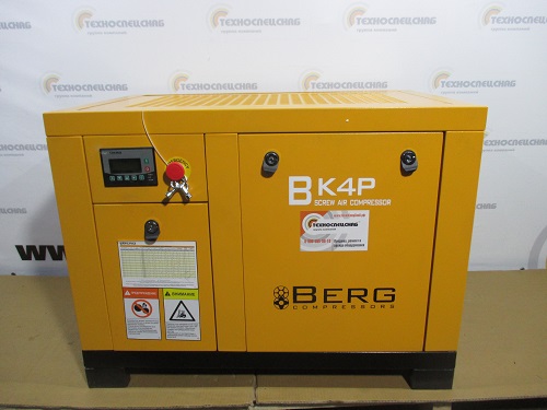 Продажа винтового компрессора Berg BK-4P-8 для элеватора в Самарской области