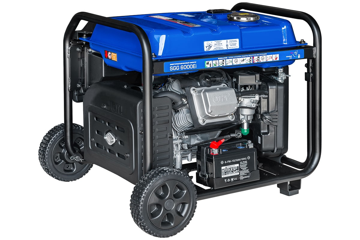 Бензиновый генератор инверторный SGG 6000Ei