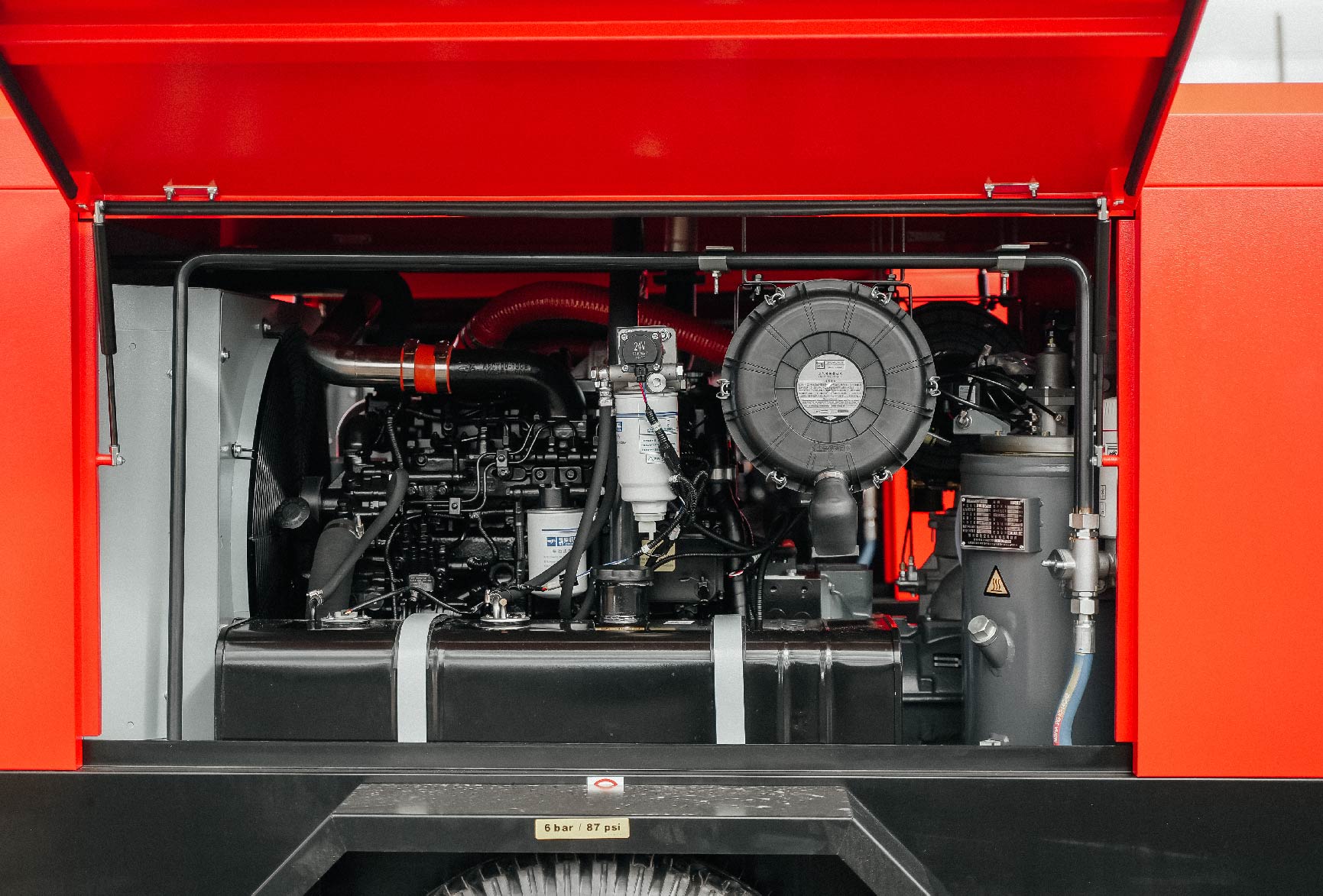 Дизельный компрессор BAYSAR DR400-12