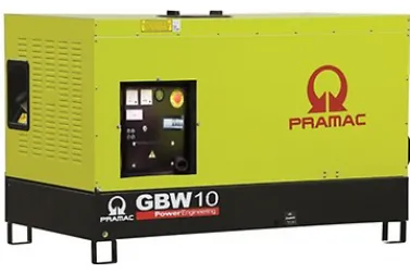 Дизельный генератор Pramac GBW10Y в кожухе