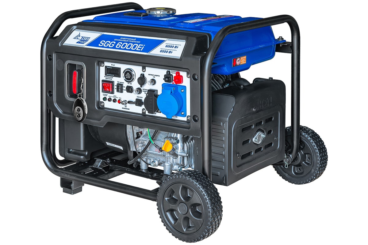 Бензиновый генератор инверторный SGG 6000Ei
