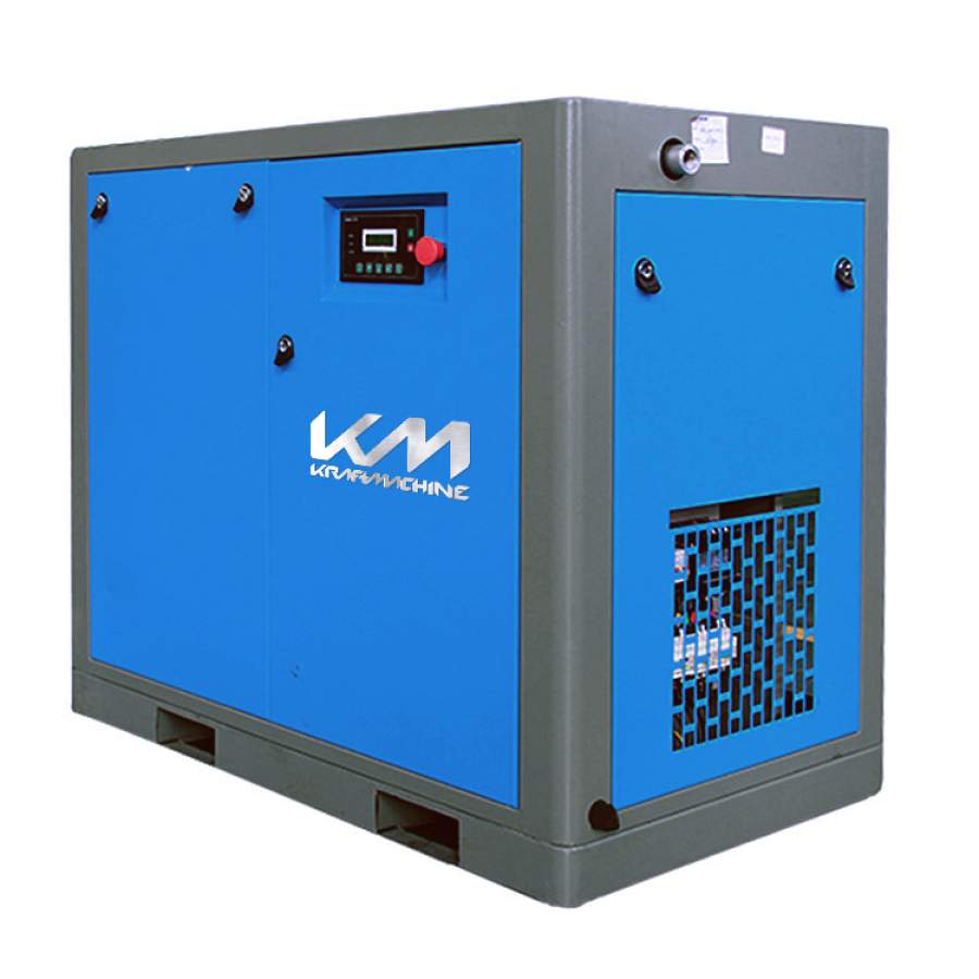 Винтовой электрический маслозаполненный компрессор KraftMachine КМ37-16рВ Jiangtian (IP 55)
