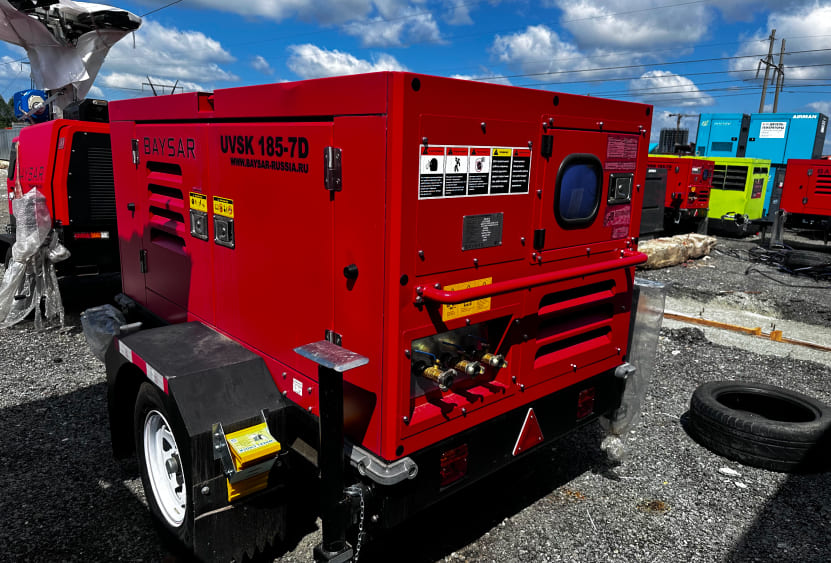 Дизельный компрессор BAYSAR UVSK 185-7D