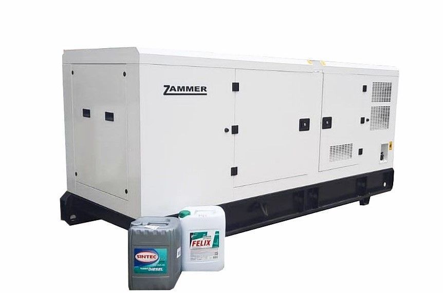Дизельный генератор Zammer AD-30-Т400 в кожухе без АВР