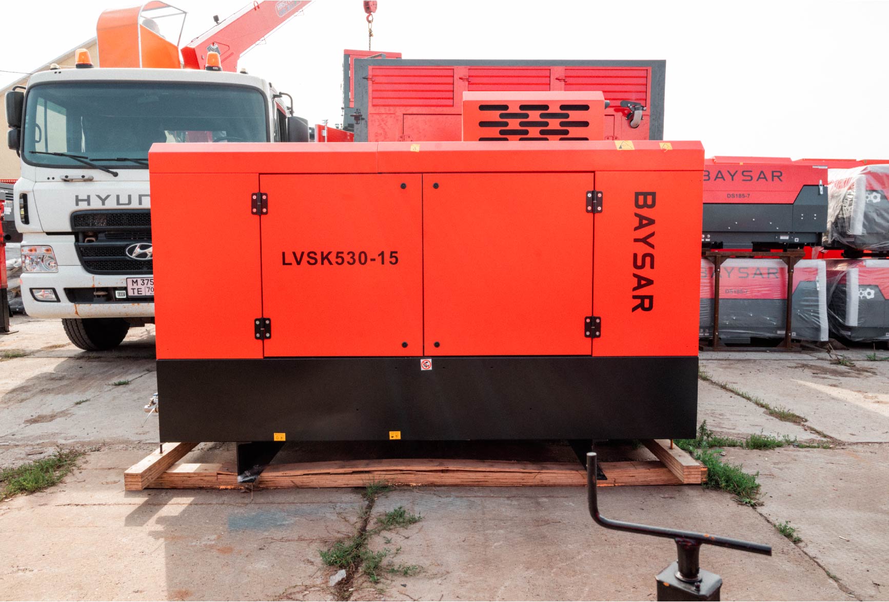 Дизельный компрессор BAYSAR LVSK 530-15