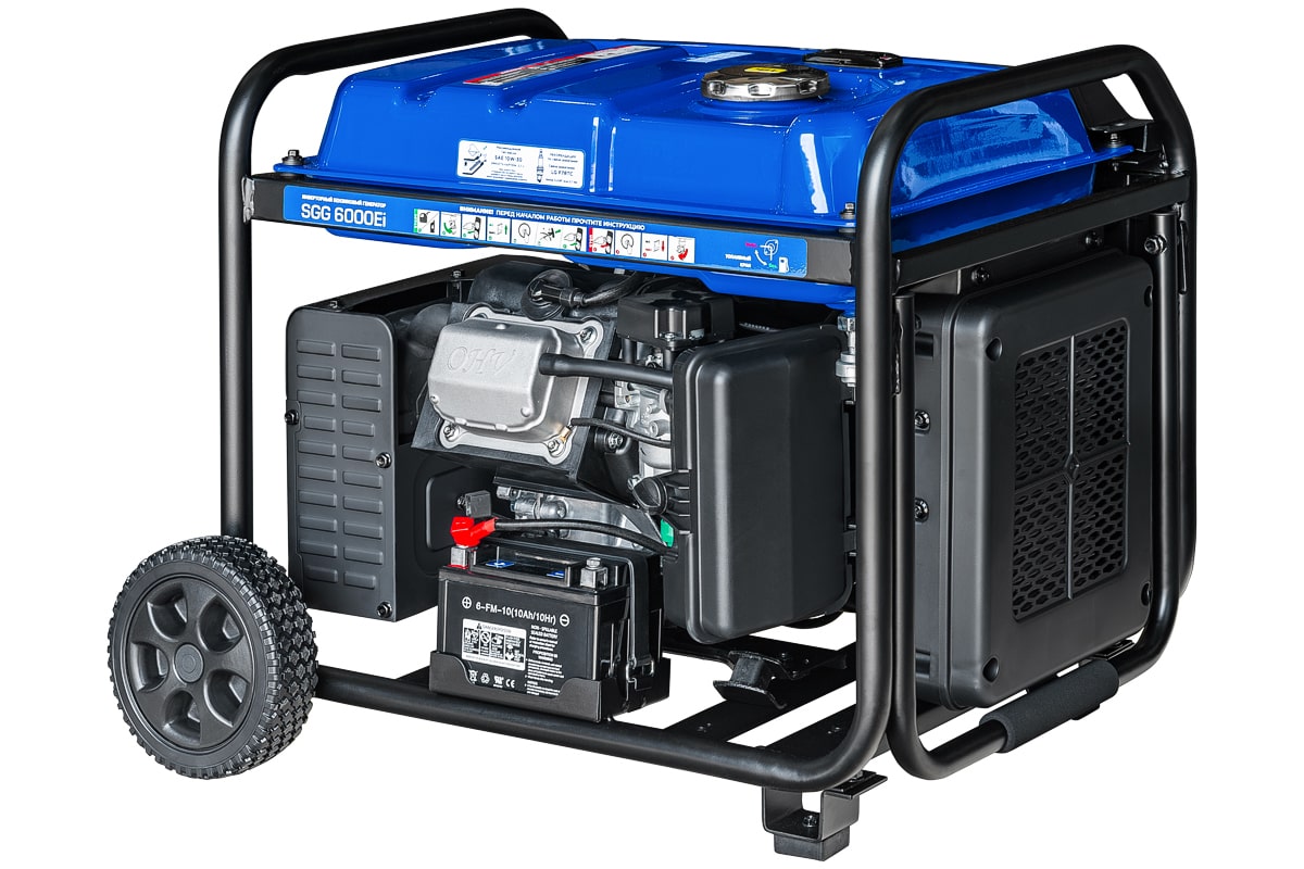 Бензиновый генератор инверторный SGG 6000Ei