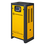 Винтовой компрессор без муфты с частотным регулированием производительности и двигателем на постоянных магнитах ET-Compressors SL 7,5-13 D VS PM (IP23) вертикальное исполнение на ресивере 130 л